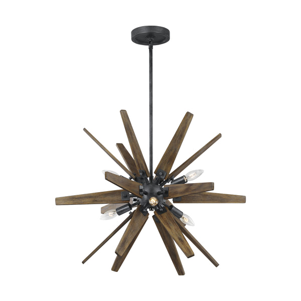 Thorne Outdoor (Damp) Chandelier by Visual Comfort Studio