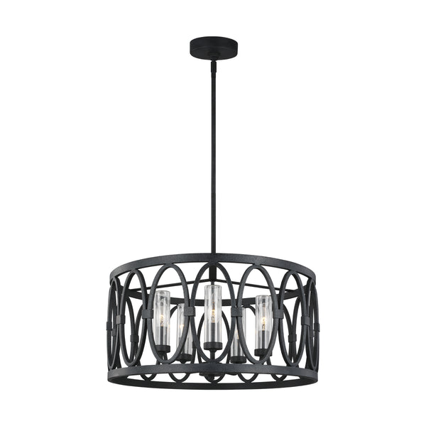 Patrice Outdoor (Damp) Chandelier by Visual Comfort Studio
