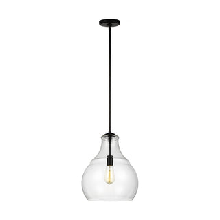 Buy oil-rubbed-bronze-with-clear-glass Zola Outdoor (Damp) Pendant by Visual Comfort Studio