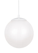 Leo-Hanging Globe Outdoor (Damp) Pendant by Visual Comfort Studio
