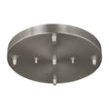Multi-Port Canopy Outdoor (Damp) Steel Five Light Cluster Canopy Accents by Generation Lighting