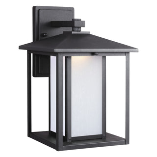 Buy black-with-undefined-glass Hunnington Outdoor (Wet) Wall Lantern by Generation Lighting