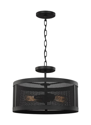 Buy black Gereon Outdoor (Damp) Pendant by Visual Comfort Studio