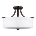 Canfield Outdoor (Damp) Flush Mount Ceiling Light by Generation Lighting