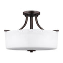 Canfield Outdoor (Damp) Flush Mount Ceiling Light by Generation Lighting