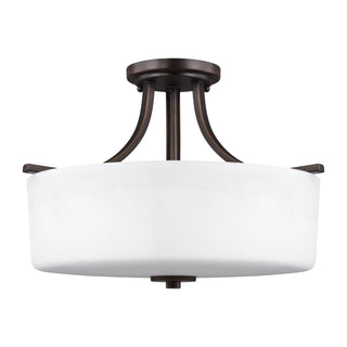 Canfield Outdoor (Damp) Flush Mount Ceiling Light by Generation Lighting