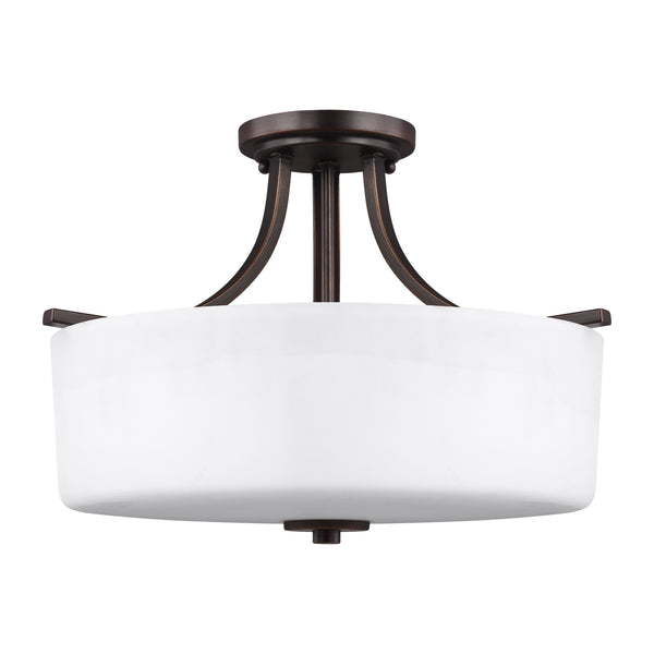 Canfield Outdoor (Damp) Flush Mount Ceiling Light by Generation Lighting