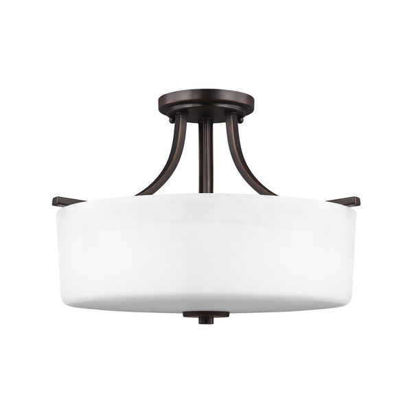 Canfield Outdoor (Damp) Flush Mount Ceiling Light by Generation Lighting