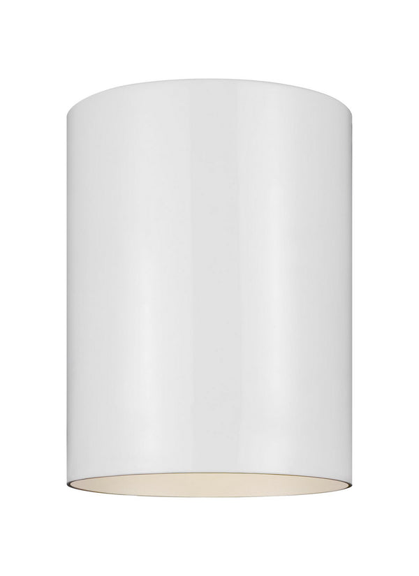 Outdoor Cylinders Outdoor (Wet) Flush Mount Ceiling Light by Visual Comfort Studio