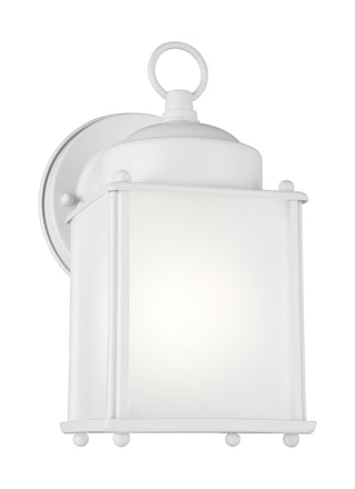Buy white-with-satin-etched-glass New Castle Outdoor (Wet) Lantern by Generation Lighting