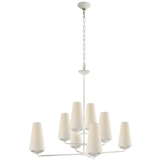 Buy plaster-white Fontaine Chandelier by Visual Comfort Signature