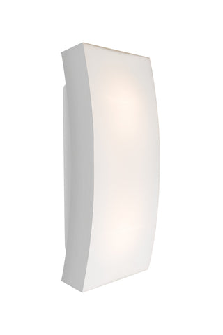 Buy silver-with-opal-silver-glass Billow Sconce by Besa