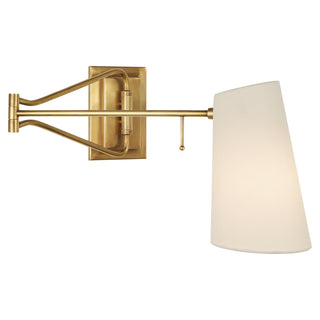 Buy hand-rubbed-antique-brass Keil Sconce by Visual Comfort Signature