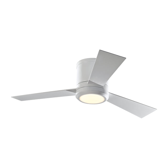 Clarity Hugger Ceiling Fan with Light by Generation Lighting