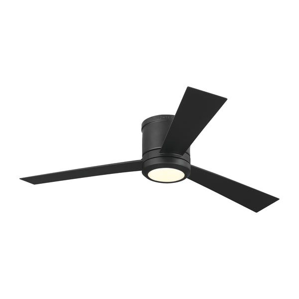 3-Blades Clarity Hugger Ceiling Fan with Light by Generation Lighting