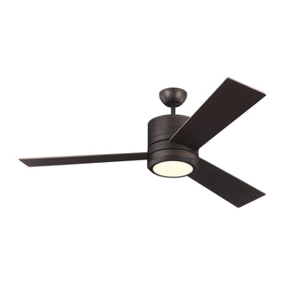 Buy roman-bronze-finish-with-roman-bronze-blades Vision Outdoor (Damp) Ceiling Fan with Light by Generation Lighting