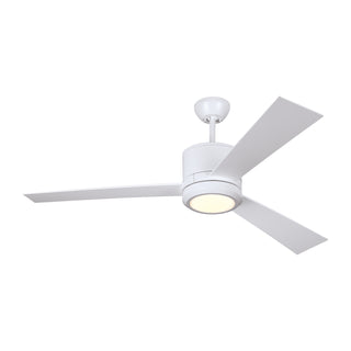 Buy matte-white-finish-with-matte-white-blades Vision Ceiling Fan with Light by Generation Lighting