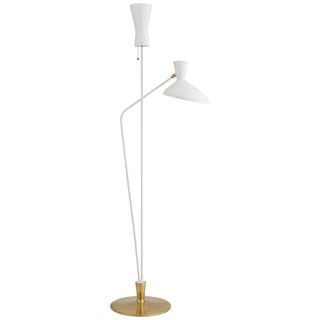 Buy matte-white Austen Floor Lamp by Visual Comfort Signature