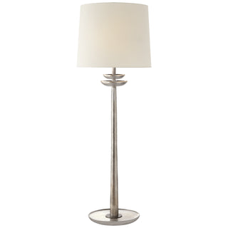 Buy burnished-silver-leaf Beaumont Lamp by Visual Comfort Signature