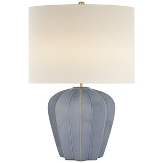 Buy polar-blue-crackle Pierrepont Table Lamp by Visual Comfort Signature