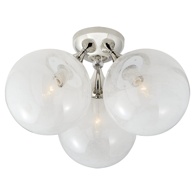 Cristol Outdoor (Damp) Flush Mount Ceiling Light by Visual Comfort Signature