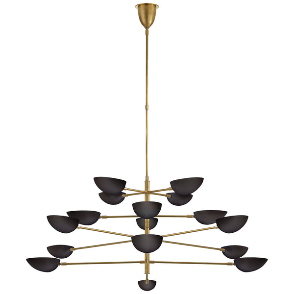Graphic Outdoor (Damp) Chandelier by Visual Comfort Signature