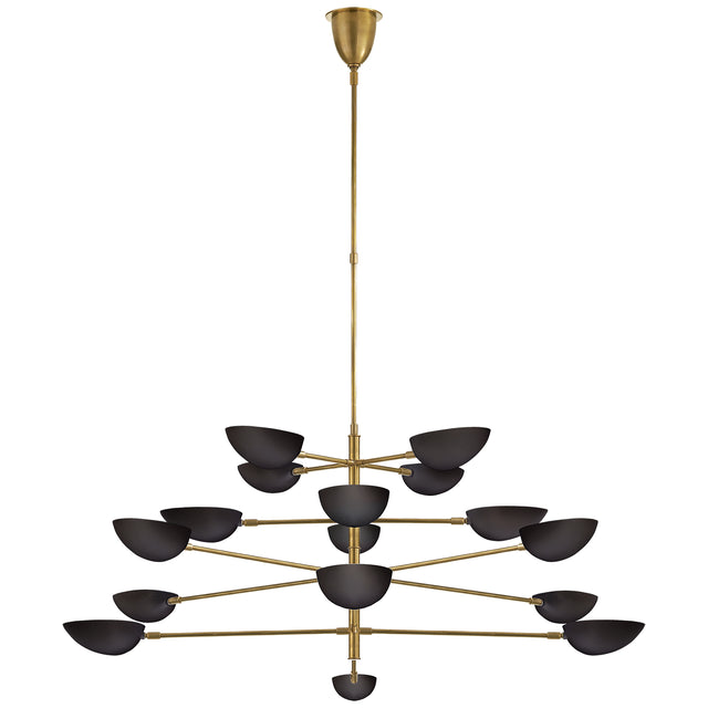 Graphic Outdoor (Damp) Chandelier by Visual Comfort Signature