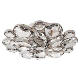 Buy polished-nickel-with-clear-glass-glass-and-clear-shade Lloyd Outdoor (Damp) Flush Mount Ceiling Light by Visual Comfort Signature