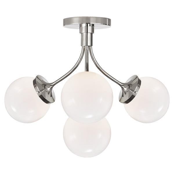 Prescott Outdoor (Damp) Semi Flush Mount Light by Visual Comfort Signature