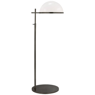 Buy bronze-with-white-glass-glass Dulcet Floor Lamp by Visual Comfort Signature