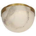 Melange Outdoor (Damp) Flush Mount Ceiling Light by Visual Comfort Signature