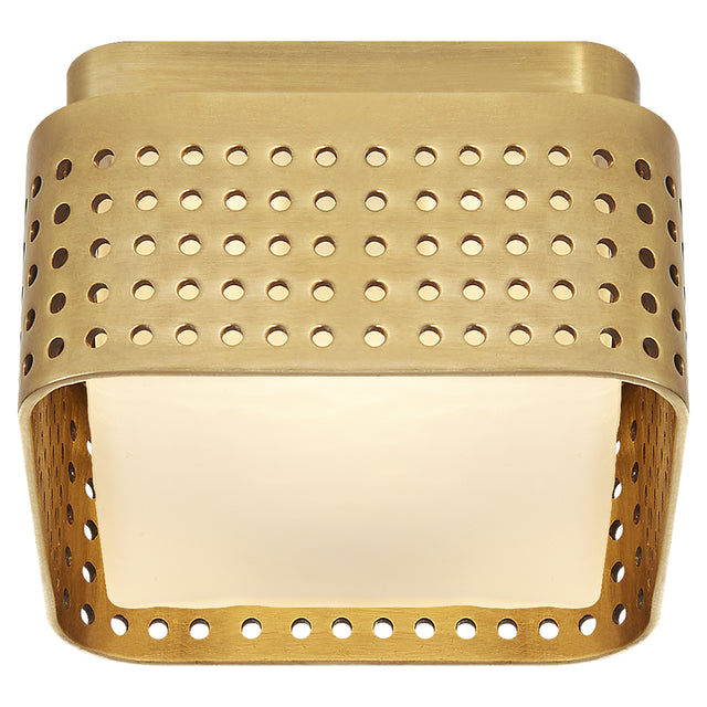 Precision Outdoor (Damp) Flush Mount Ceiling Light by Visual Comfort Signature