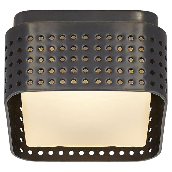 Precision Outdoor (Damp) Flush Mount Ceiling Light by Visual Comfort Signature