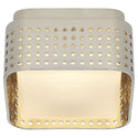 Precision Outdoor (Damp) Flush Mount Ceiling Light by Visual Comfort Signature