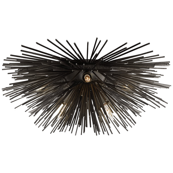 Strada Outdoor (Damp) Flush Mount Ceiling Light by Visual Comfort Signature