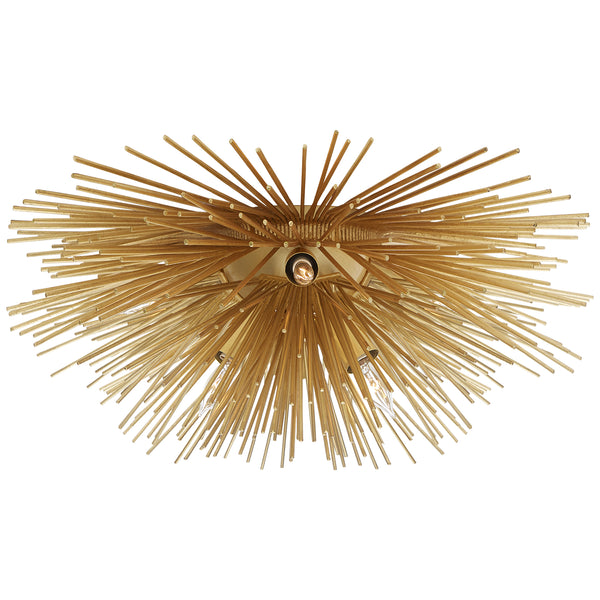 Strada Outdoor (Damp) Flush Mount Ceiling Light by Visual Comfort Signature