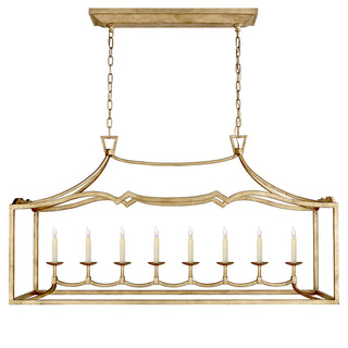 Buy gilded-iron Darlana Fancy Outdoor (Damp) Pendant by Visual Comfort Signature
