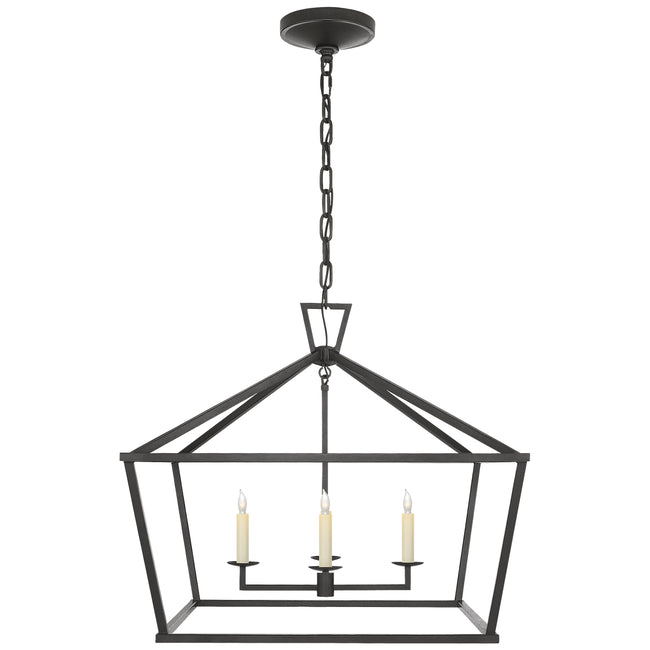 Darlana Lantern by Visual Comfort Signature - Aged Iron [Visual Comfort Signature-CHC 2187AI|MAIN]