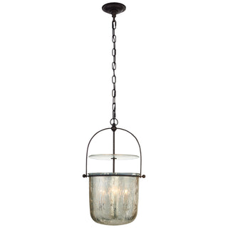 Buy aged-iron-with-mercury-glass-glass-and-mercury-shade Lorford Outdoor (Damp) Lantern by Visual Comfort Signature