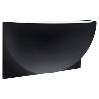 Buy matte-black Quarter Sphere Outdoor (Damp) Sconce by Visual Comfort Signature