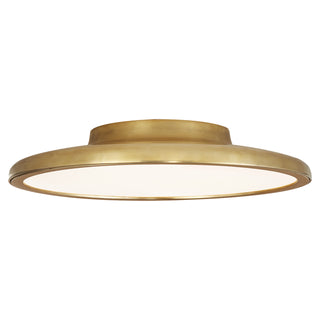 Buy natural-brass Dot Outdoor (Damp) Flush Mount Ceiling Light by Visual Comfort Signature