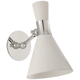 Buy polished-nickel Liam Outdoor (Damp) Sconce by Visual Comfort Signature