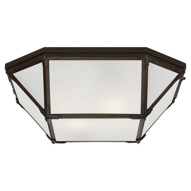 Morris Outdoor (Damp) Flush Mount Ceiling Light by Visual Comfort Signature