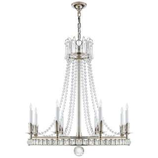 Buy polished-nickel Regency Chandelier by Visual Comfort Signature
