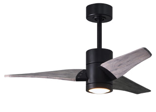 Buy matte-black-finish-with-barn-wood-tone-blades 3-Blades Super Janet Matthews Fan Company by Matthews Fan Company