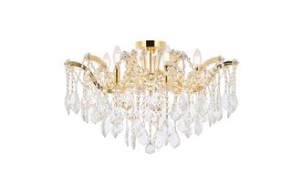 Buy gold Maria Theresa Flush Mount Ceiling Light by Elegant Lighting