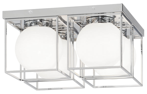 Squircle Outdoor (Damp) Flush Mount Ceiling Light by Matteo Lighting