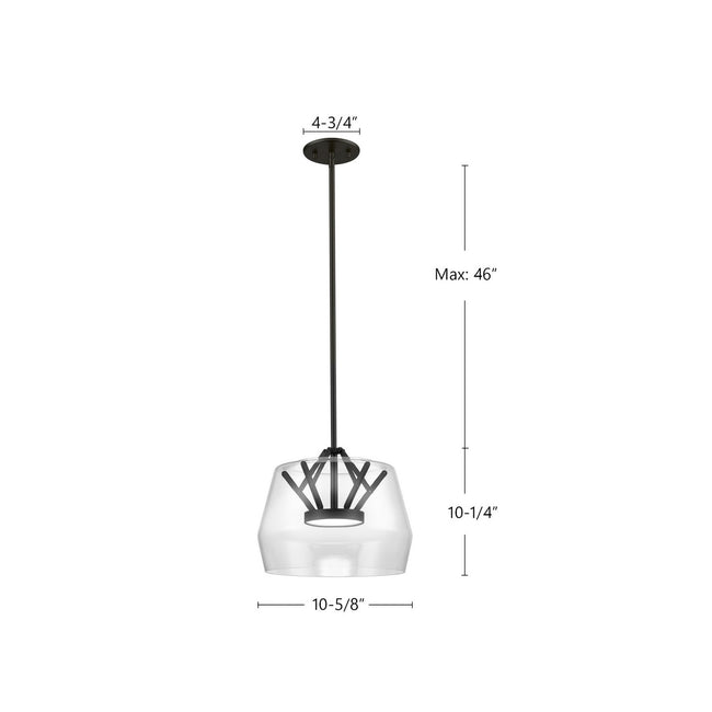 Kuzco Lighting-PD61412-CL/BK|ALT|1