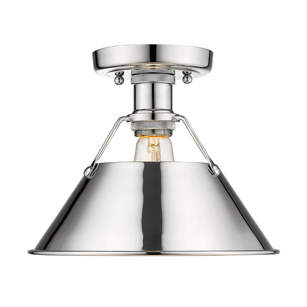 Orwell Outdoor (Damp) Flush Mount Ceiling Light by Golden