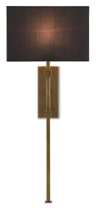 Edmund Brass Wall Sconce Sconce by Currey and Company